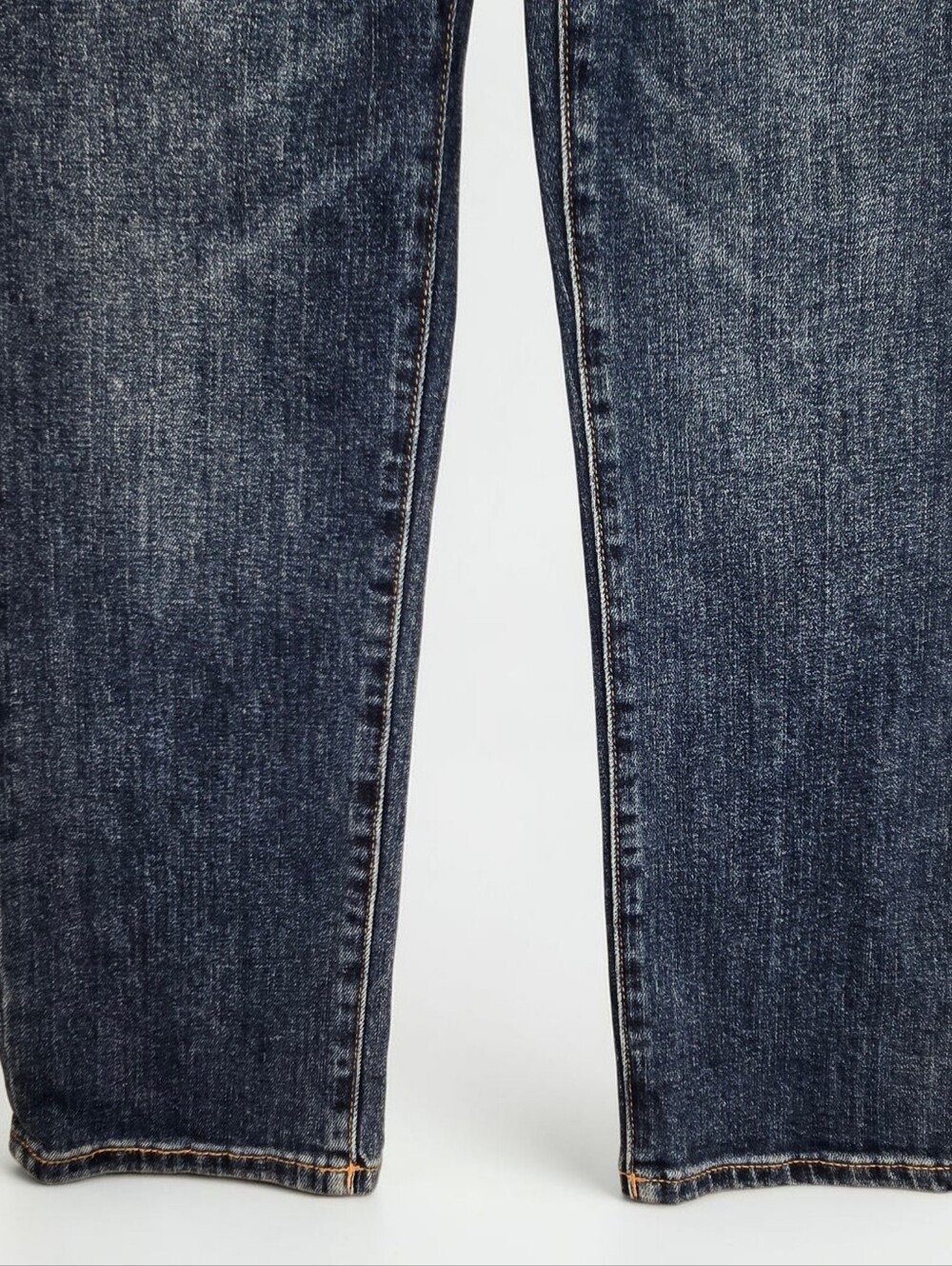 Mother The Dazzler Shift Jean Size 27 Dark Blue Denim Straight Leg Mid-rise - Picture 5 of 13